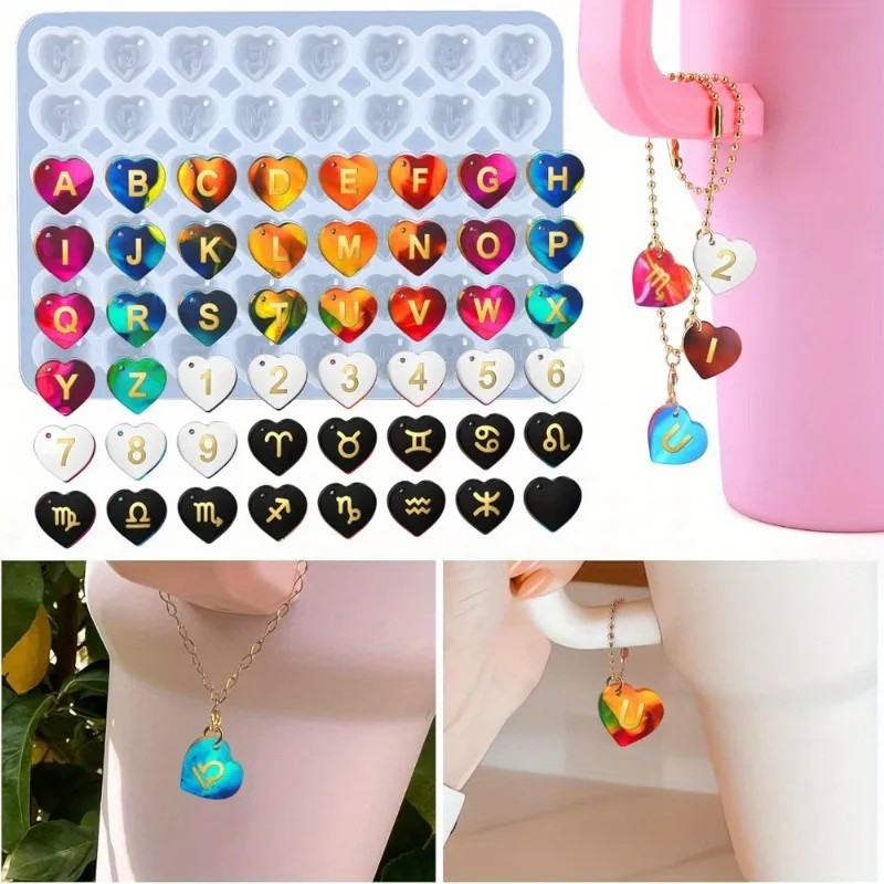 Resin Art Letters - 1pc DIY Epoxy Resin Mold Numbers