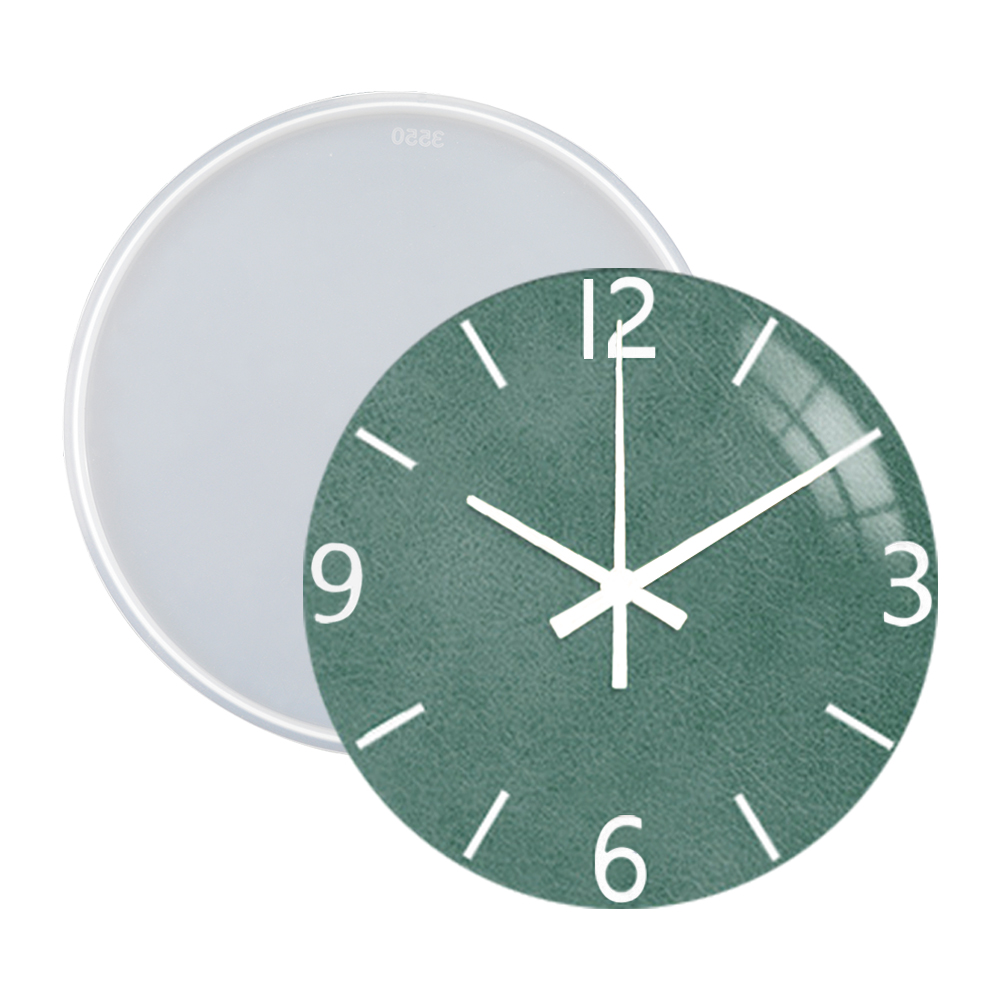 Resin Art Clock - DM283 Round Roman Numerals Epoxy Resin