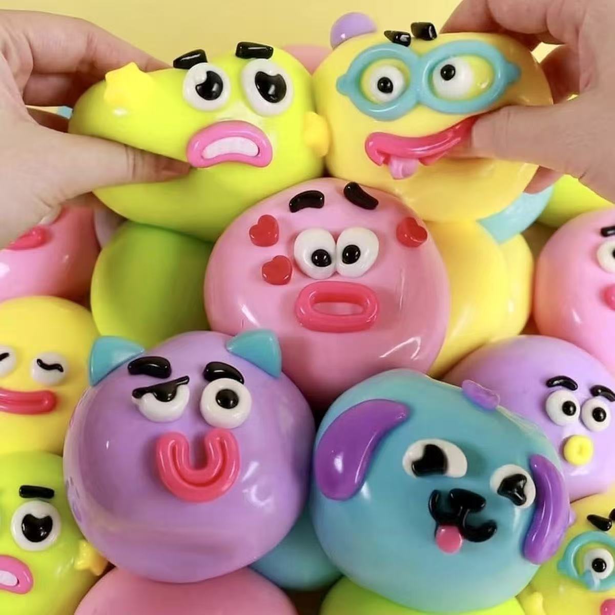 Resin Art Toys - 2026 New Cute Dog Face Swappable