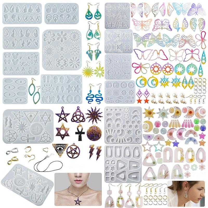 Earring Pendant Silicone Mold  - Resin Art Letters 评论和价格