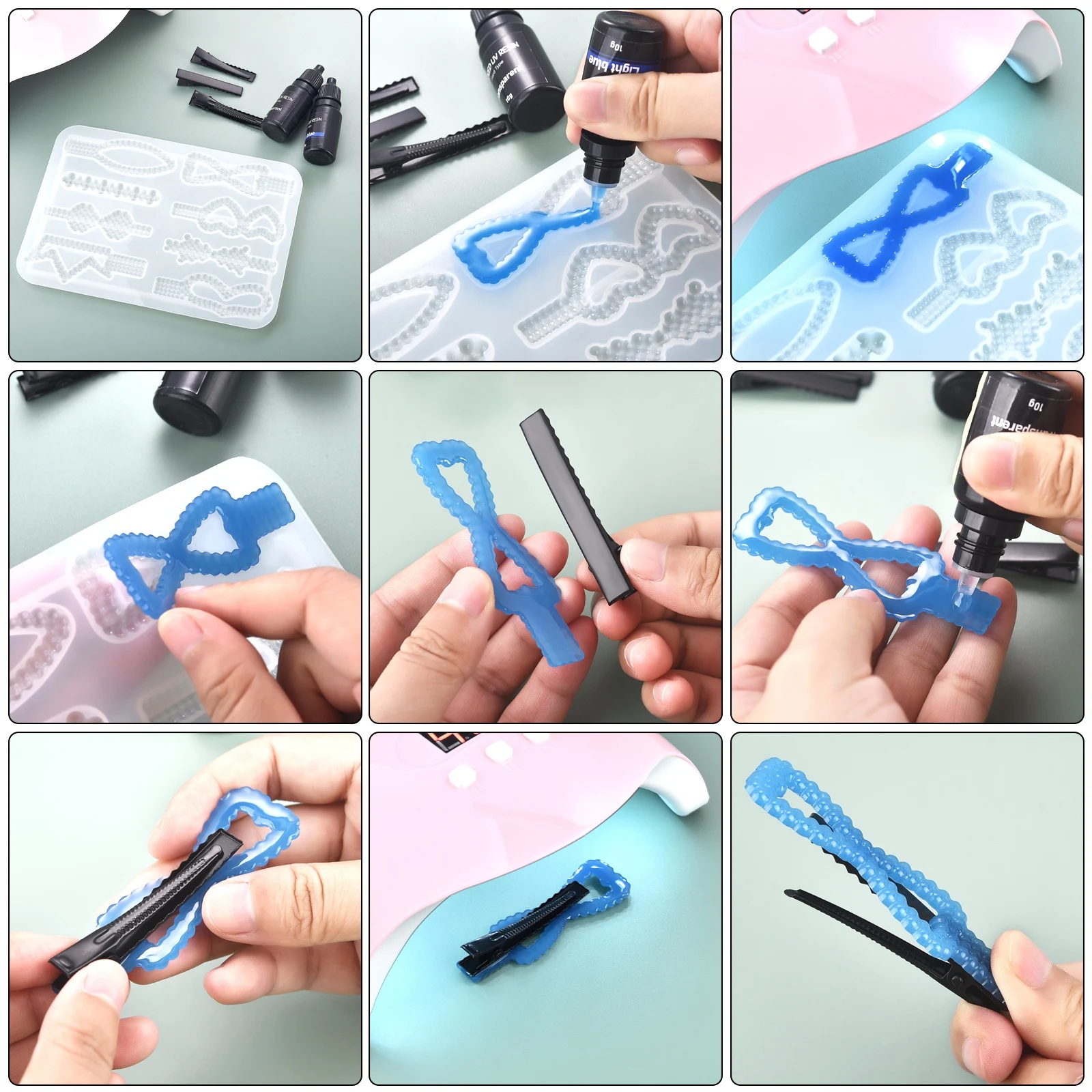 17 Colors UV Resin Glue 10ml E - Resin Art Letters 评论和价格