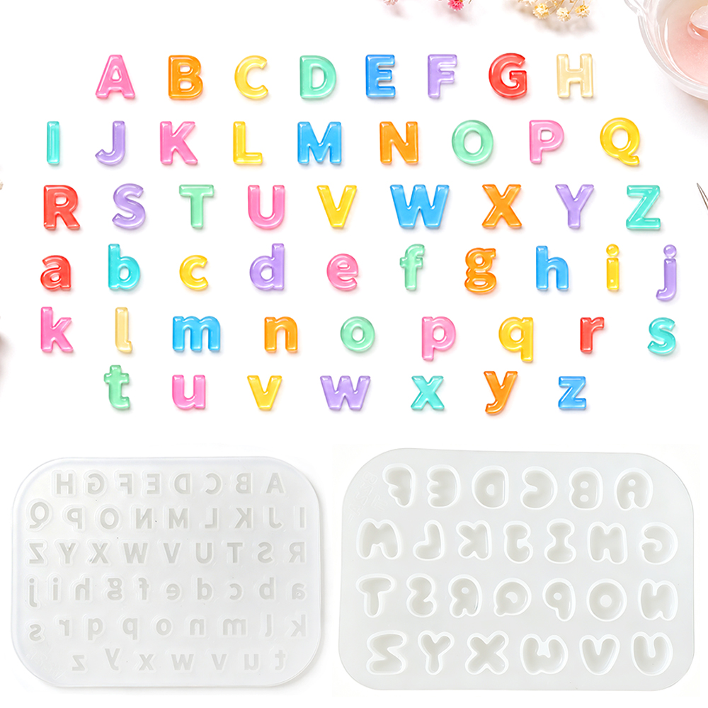S0321 Mini Size Silicone Mold  - Resin Art Letters 评论和价格