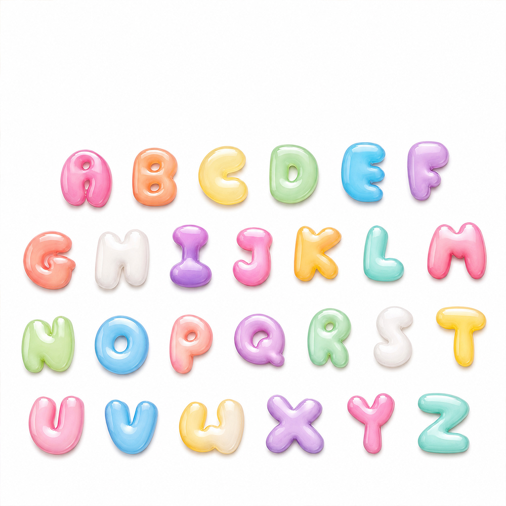 S0321 Mini Size Silicone Mold  - Resin Art Letters 评论和价格