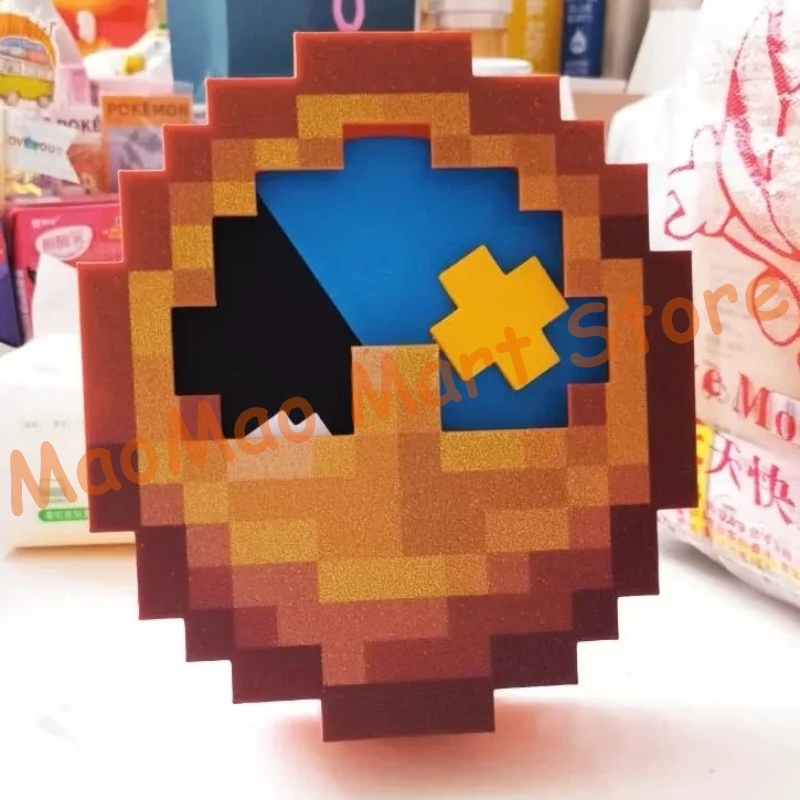 Chic Retro Pixel Art Style Sun - Resin Art Clock 评论和价格