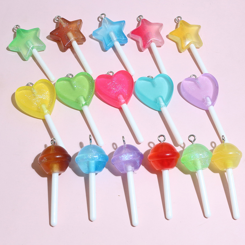 10pcs Mixed Colors Resin Cute  - Resin Art With Flowers 评论和价格