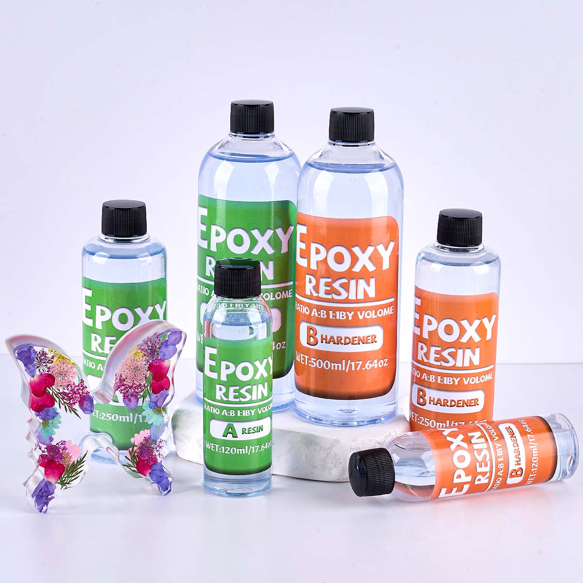 1:1 Ratio Epoxy Resin Kit Anti - Resin Art Glue 评论和价格