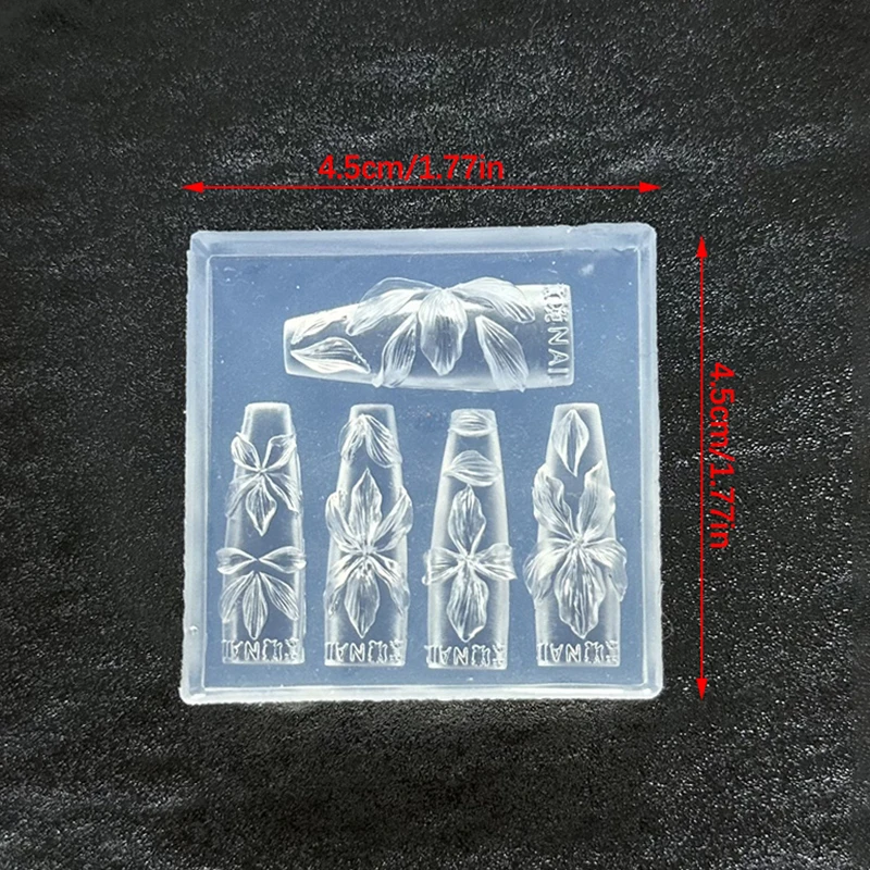 3D Flowers Nail Mold DIY Silic - Resin Art Templates Free 评论和价格