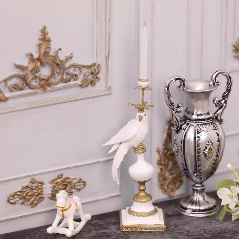1/6 Doll House Model Furniture - Resin Art Clock 评论和价格