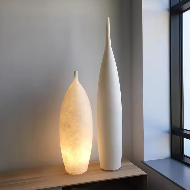Art vase floor lamp Minimalist - Resin Art Floor Design 评论和价格