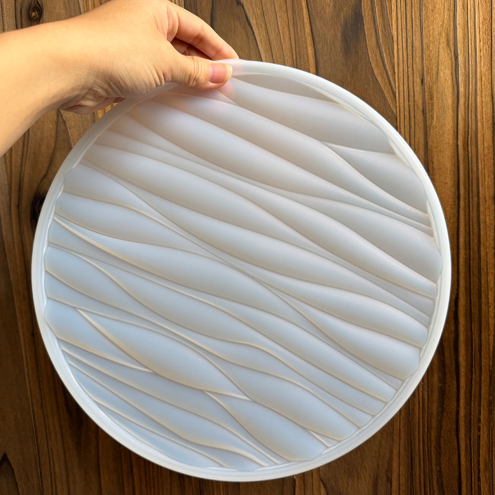 Large Round Tray Silicone Mold - Resin Art Letters 评论和价格