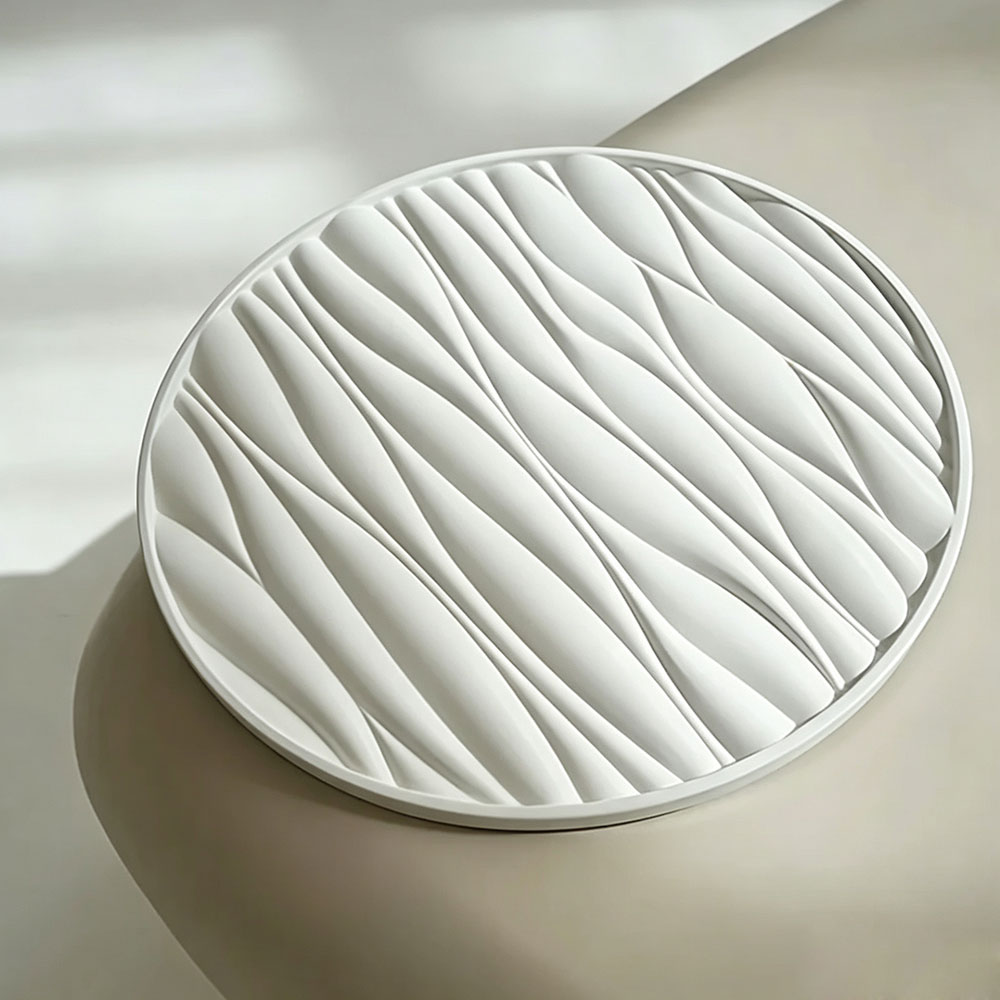 Large Round Tray Silicone Mold - Resin Art Letters 评论和价格
