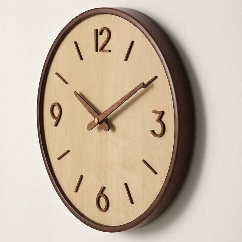 Modern Wooden Silent Art Wall  - Resin Art Clock 评论和价格