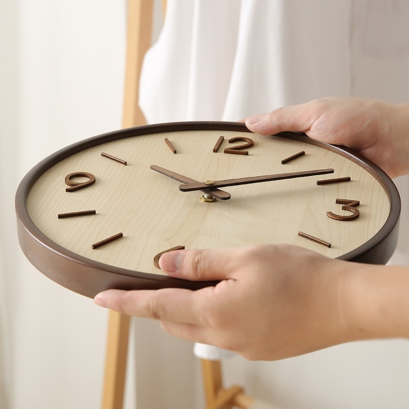 Modern Wooden Silent Art Wall  - Resin Art Clock 评论和价格