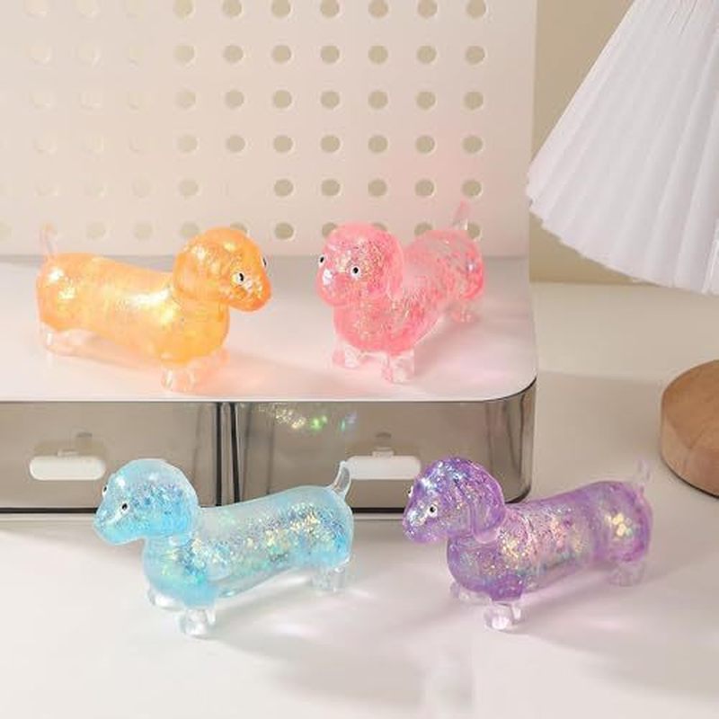 Glitter Dachshund Soft Stretch - Resin Art And Deco 评论和价格