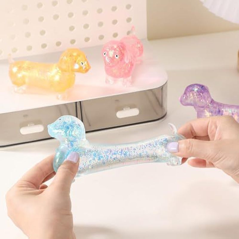 Glitter Dachshund Soft Stretch - Resin Art And Deco 评论和价格