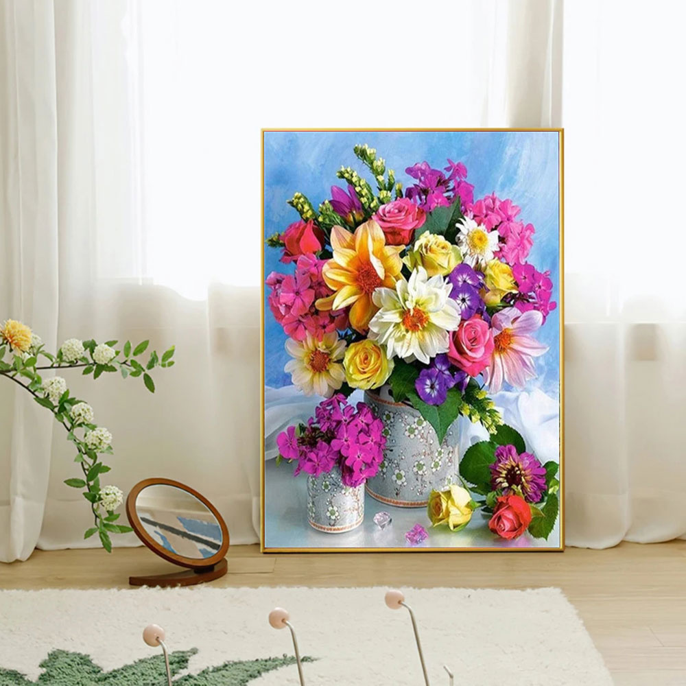 Full Diamond Mosaic Flower 5D  - Resin Art With Flowers 评论和价格