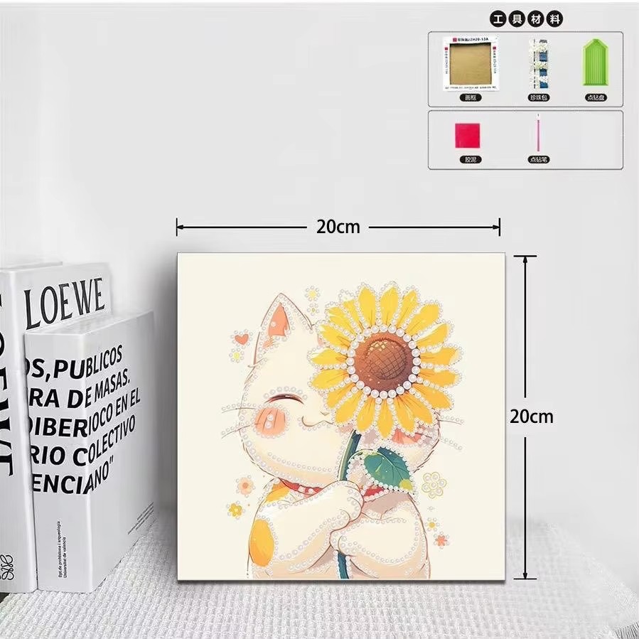 Owl Diamond Pearl Art DIY Pain - Resin Art With Flowers 评论和价格