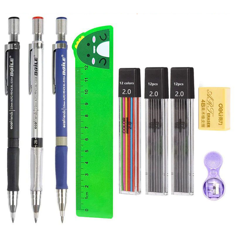 Mechanical Pencils Set 2.0mm w - Staedtler Pencil Lumocolor 评论和价格