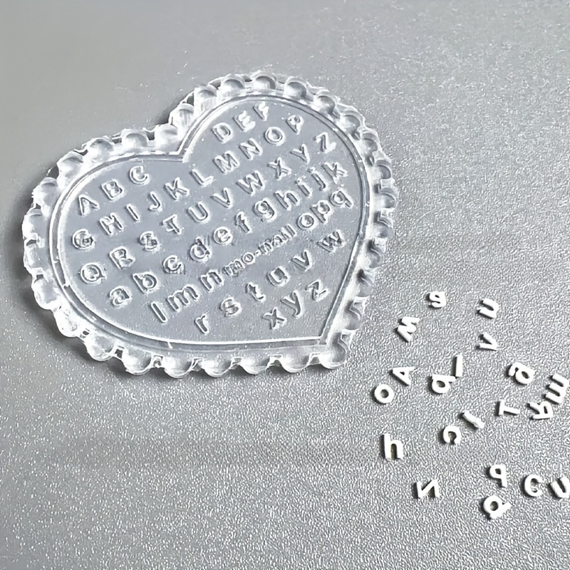 1pc Self-Made Nail Art Letter  - Resin Art Templates Free 评论和价格