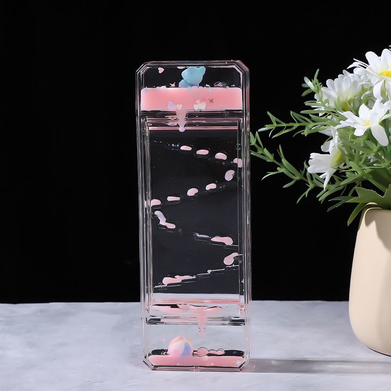 Creative cute slide oil leak d - Resin Art Clock 评论和价格