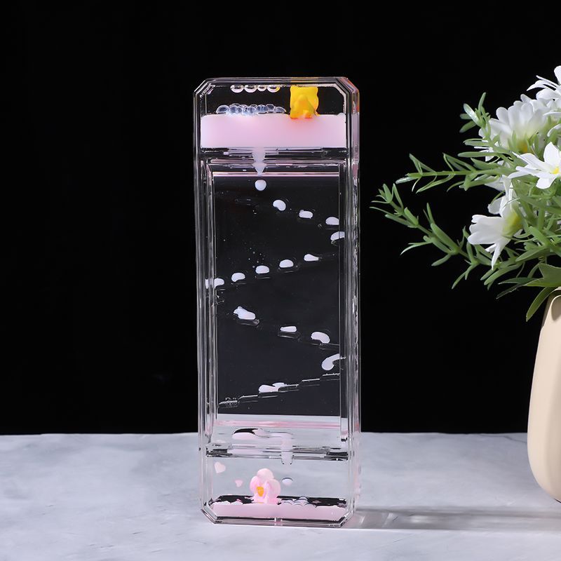 Creative cute slide oil leak d - Resin Art Clock 评论和价格