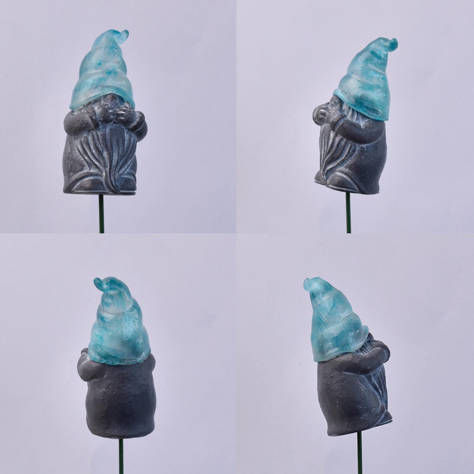 Decorative Garden Stakes 3-Pie - Resin Art With Flowers 评论和价格