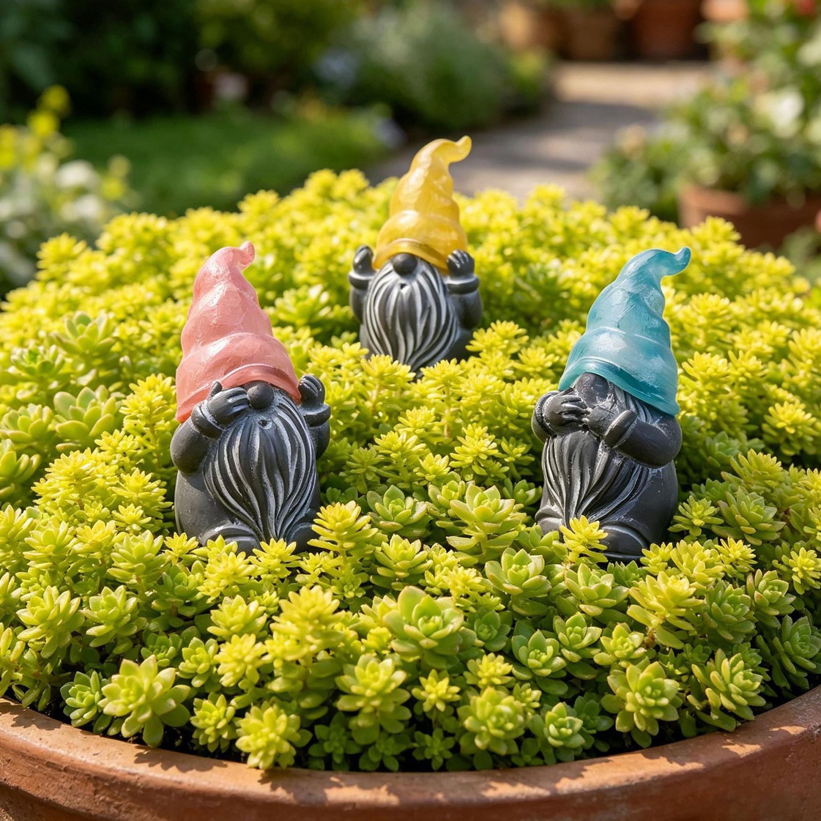 Decorative Garden Stakes 3-Pie - Resin Art With Flowers 评论和价格