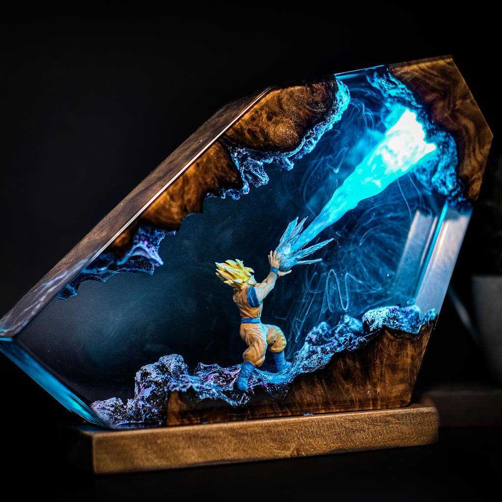 Goku Kamehameha Epoxy Resin LE - Resin Art Goku 评论和价格