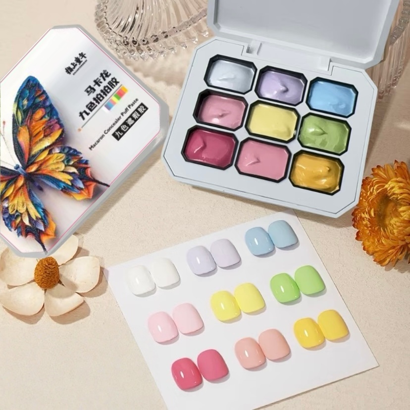 9-Color Solid Nail Polish, Mac - Resin Art Gel 评论和价格