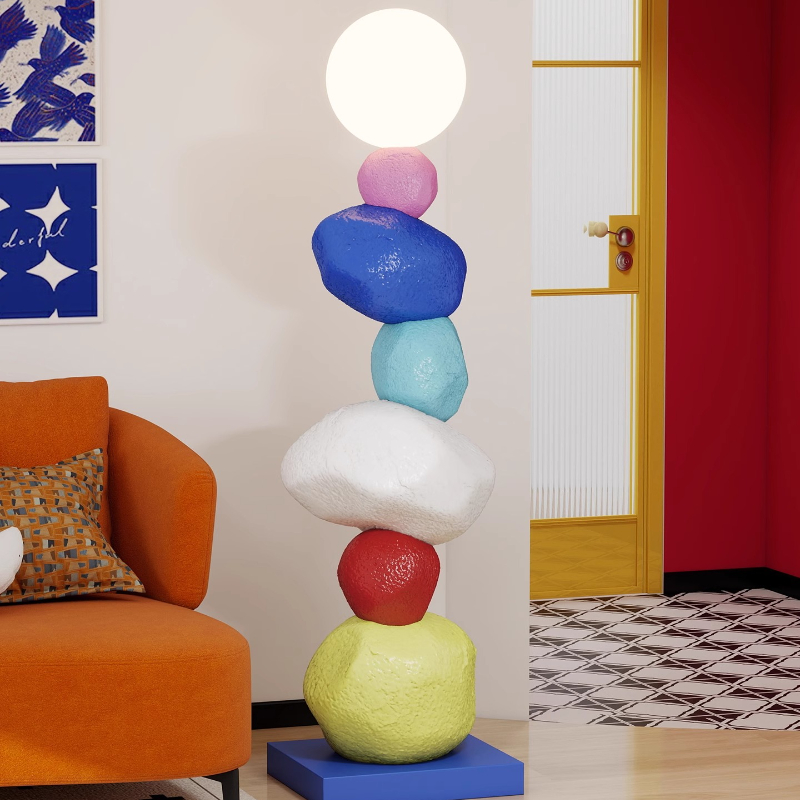 Designer Colorful Resin Statue - Resin Art Floor Design 评论和价格