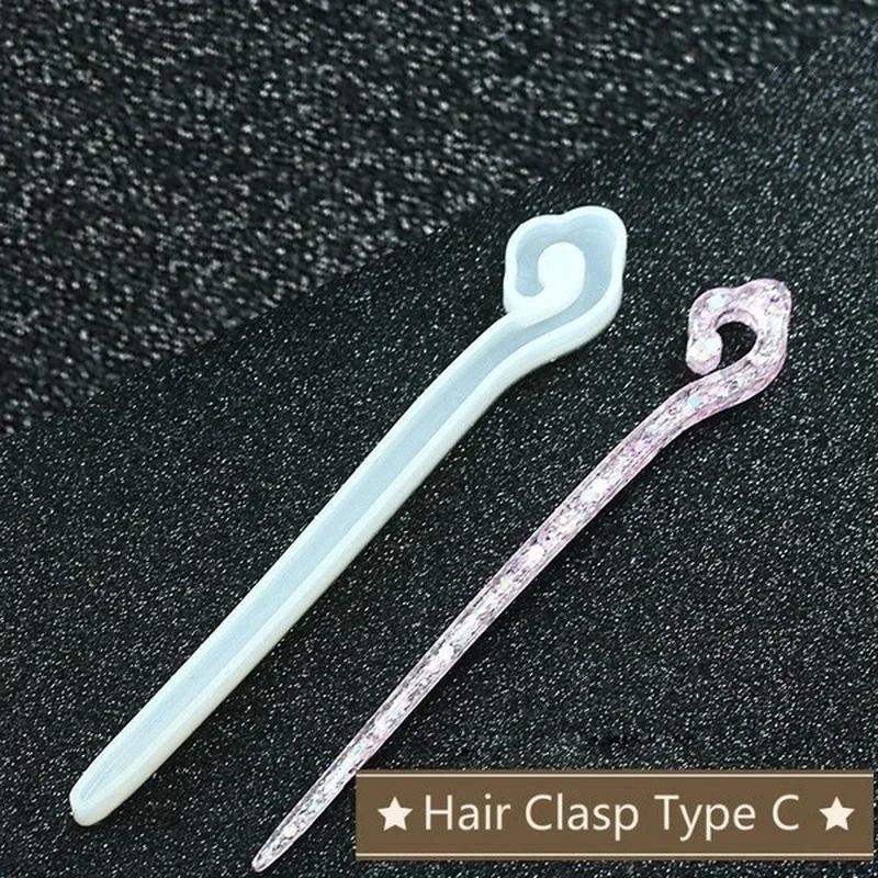 New Transparent Hairpin Silico - Resin Art And Deco 评论和价格