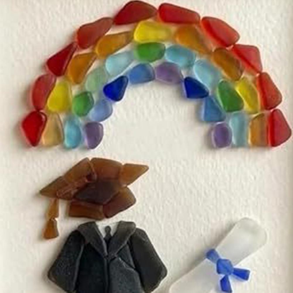 Sea Glass Frame Art Coastal St - Resin Art Class 评论和价格