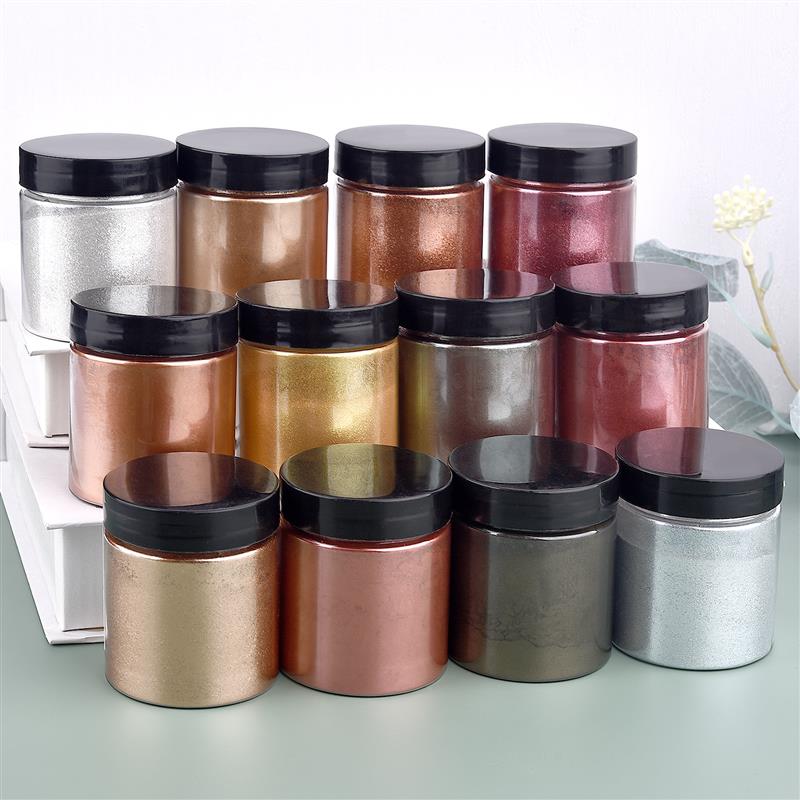 50g Shimmer Metallic Gold Silv - Resin Art Letters 评论和价格