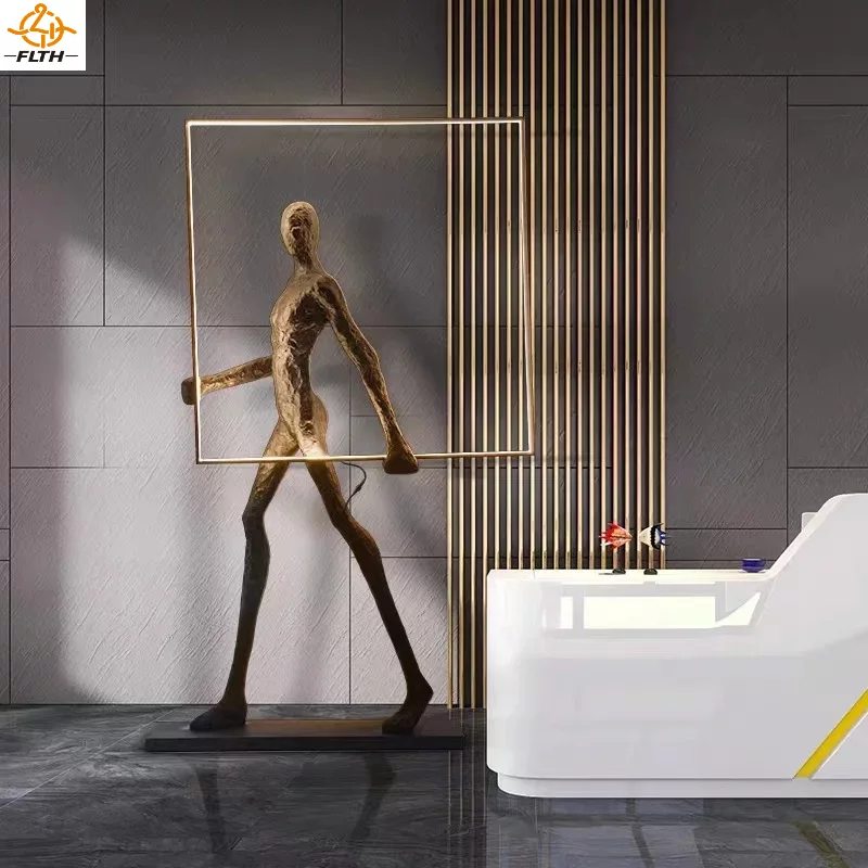 Humanoid Art Sculpture Floor L - Resin Art Floor Design 评论和价格