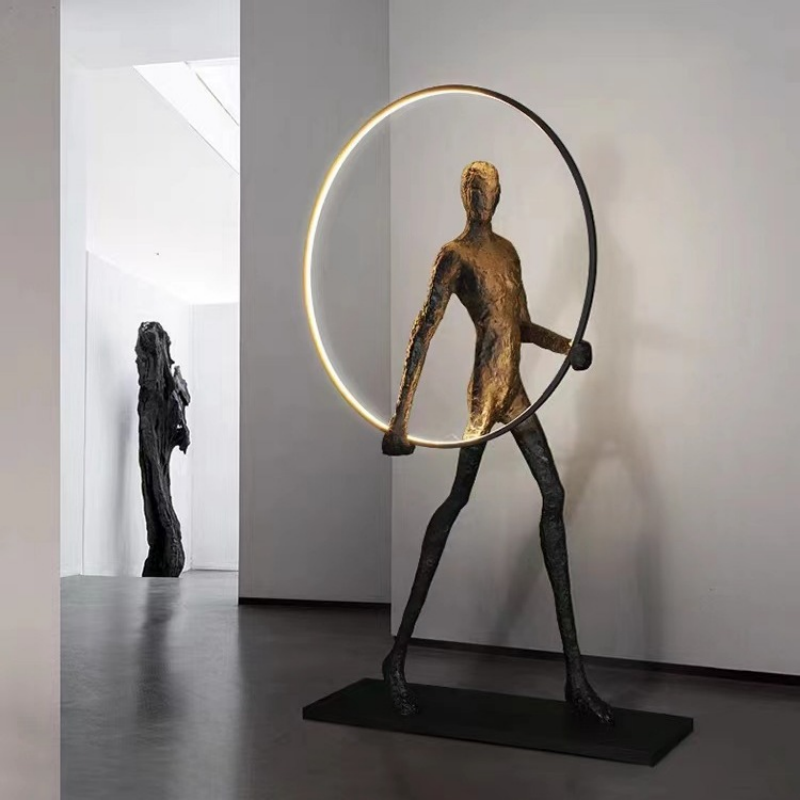 Humanoid Art Sculpture Floor L - Resin Art Floor Design 评论和价格