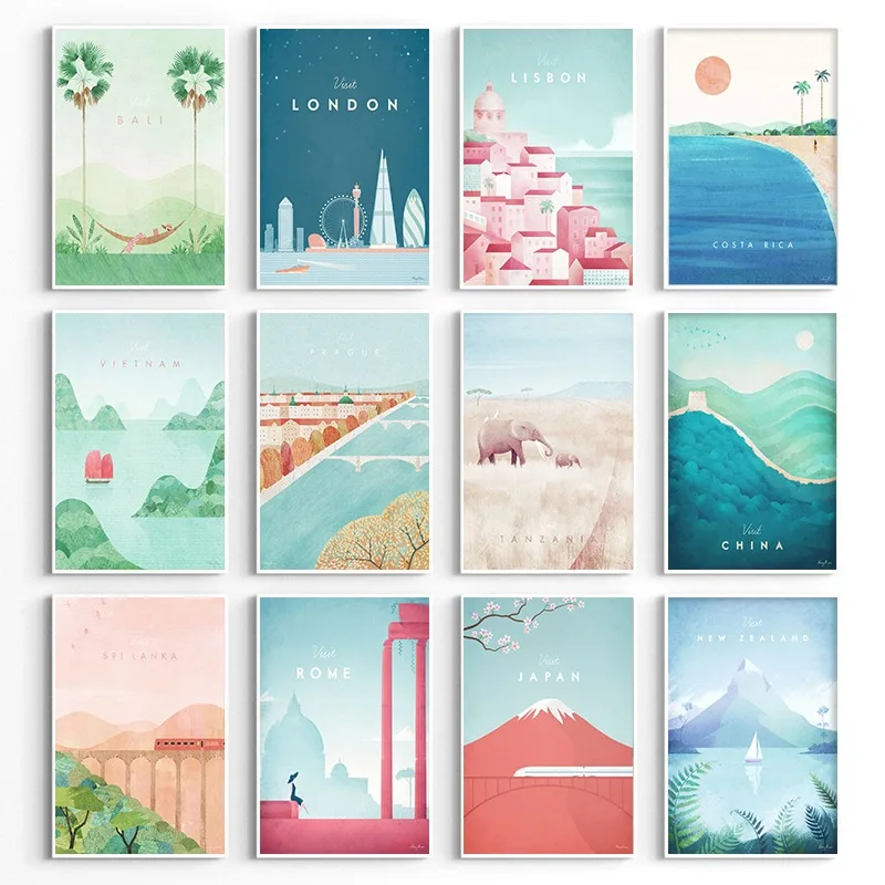 World Minimalist Travel Poster - Resin Art New Zealand 评论和价格