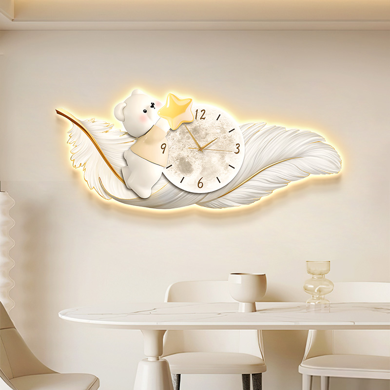 Big Size Metal Wall Art Clock  - Resin Art Clock 评论和价格