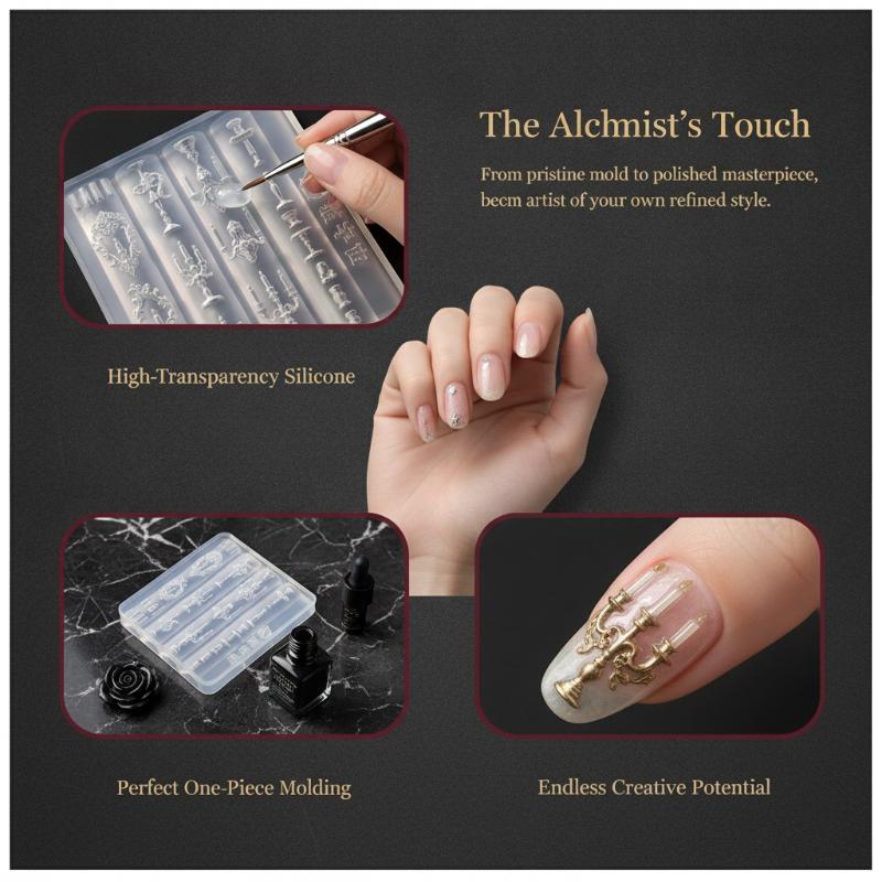 3D Silicone Flower Nail Mold L - Resin Art Templates Free 评论和价格