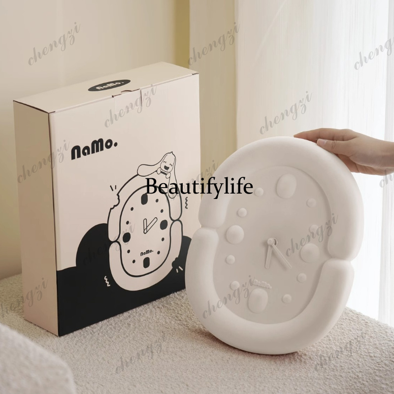 Silent Aesthetic Wall Clocks L - Resin Art Clock 评论和价格