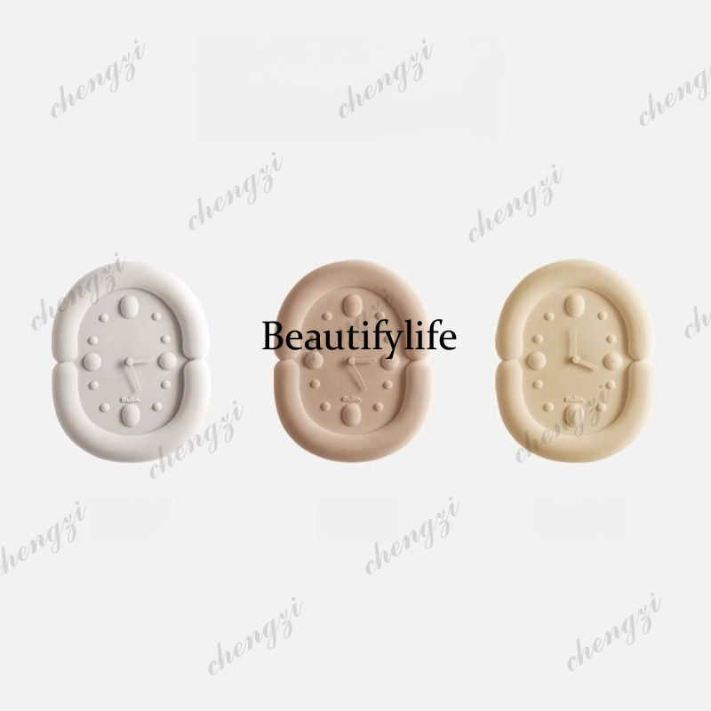 Silent Aesthetic Wall Clocks L - Resin Art Clock 评论和价格