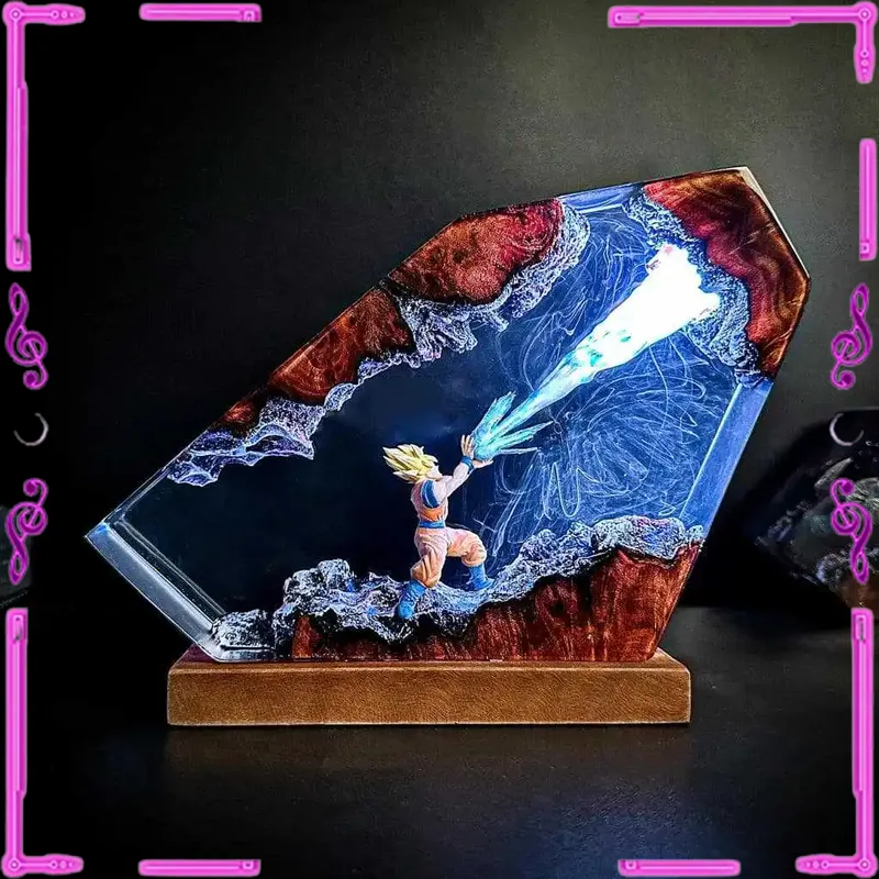 Goku Kamehameha Epoxy Resin LE - Resin Art Goku 评论和价格