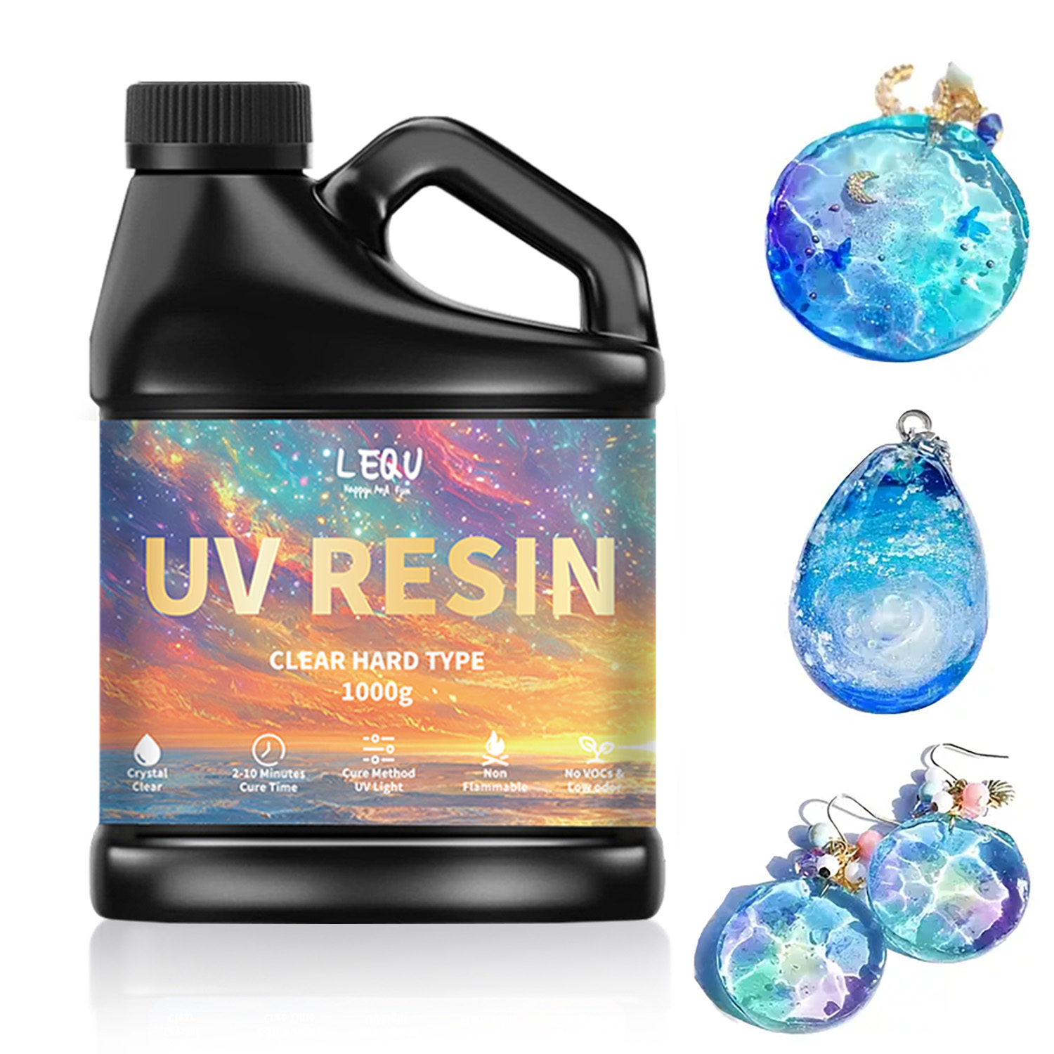 100/200/500/1000g UV Epoxy Res - Resin Art Letters 评论和价格