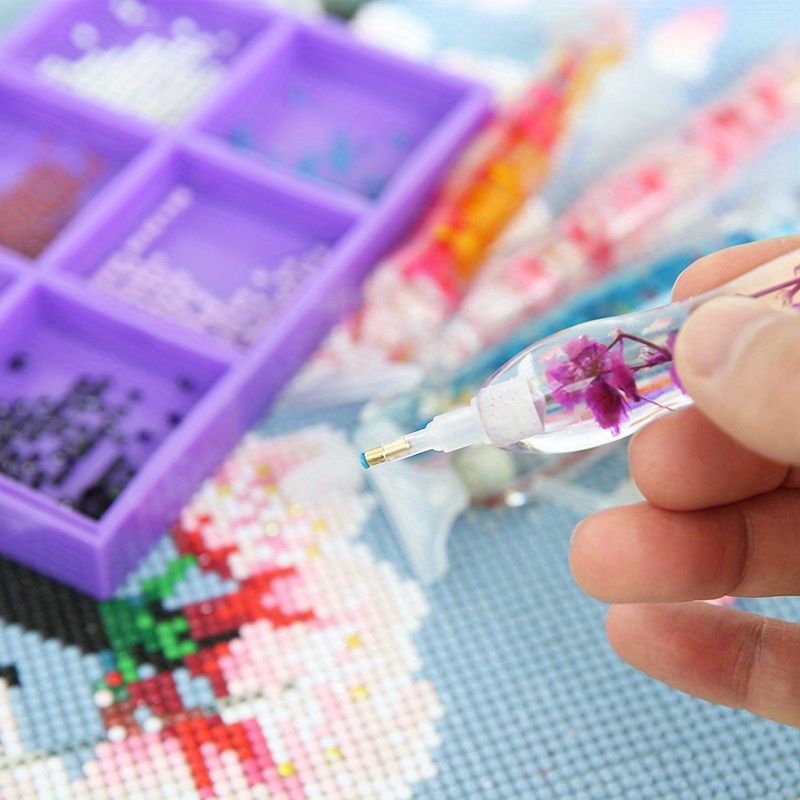 1set Flower Design Resin 5D Di - Resin Art With Flowers 评论和价格