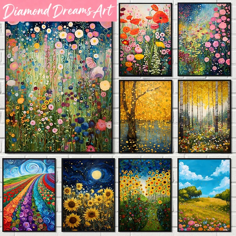 Frameless，Abstract Flower Diam - Resin Art Class 评论和价格
